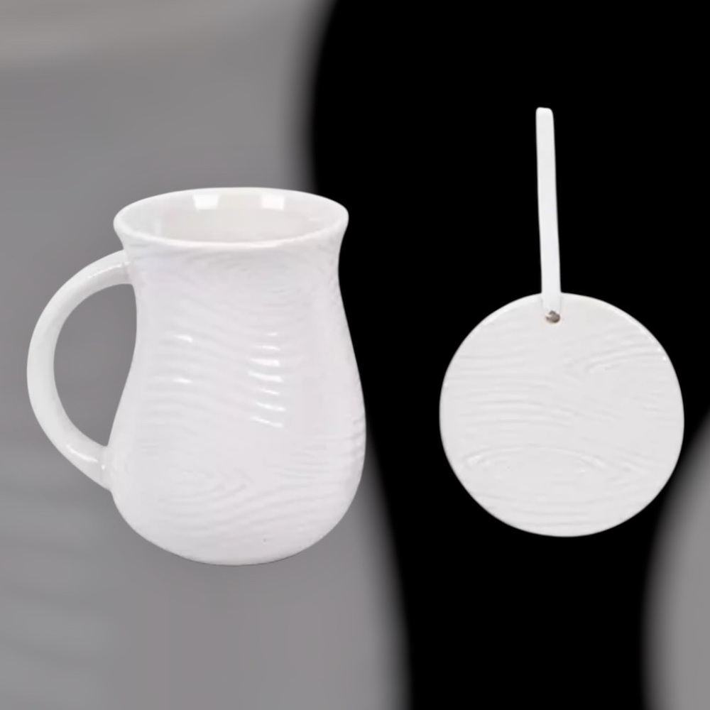Temp-Tations White Mug and Ornament Set